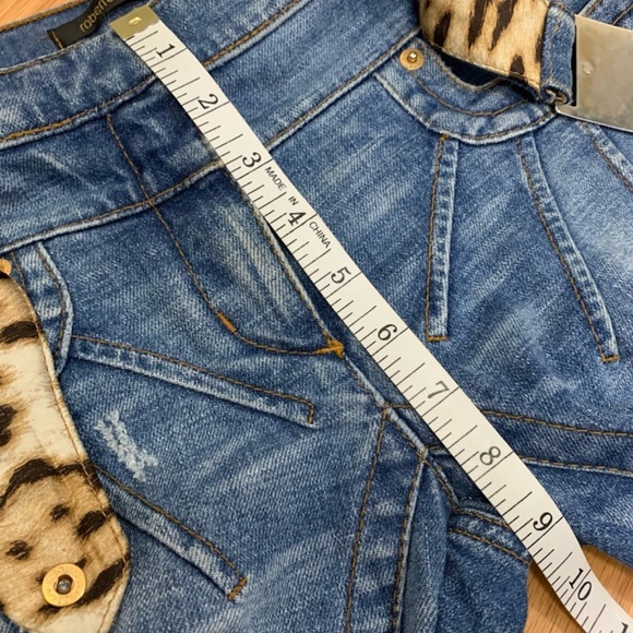 Roberto Cavalli Vintage Y2K Crop Denim - Picture 5 of 10